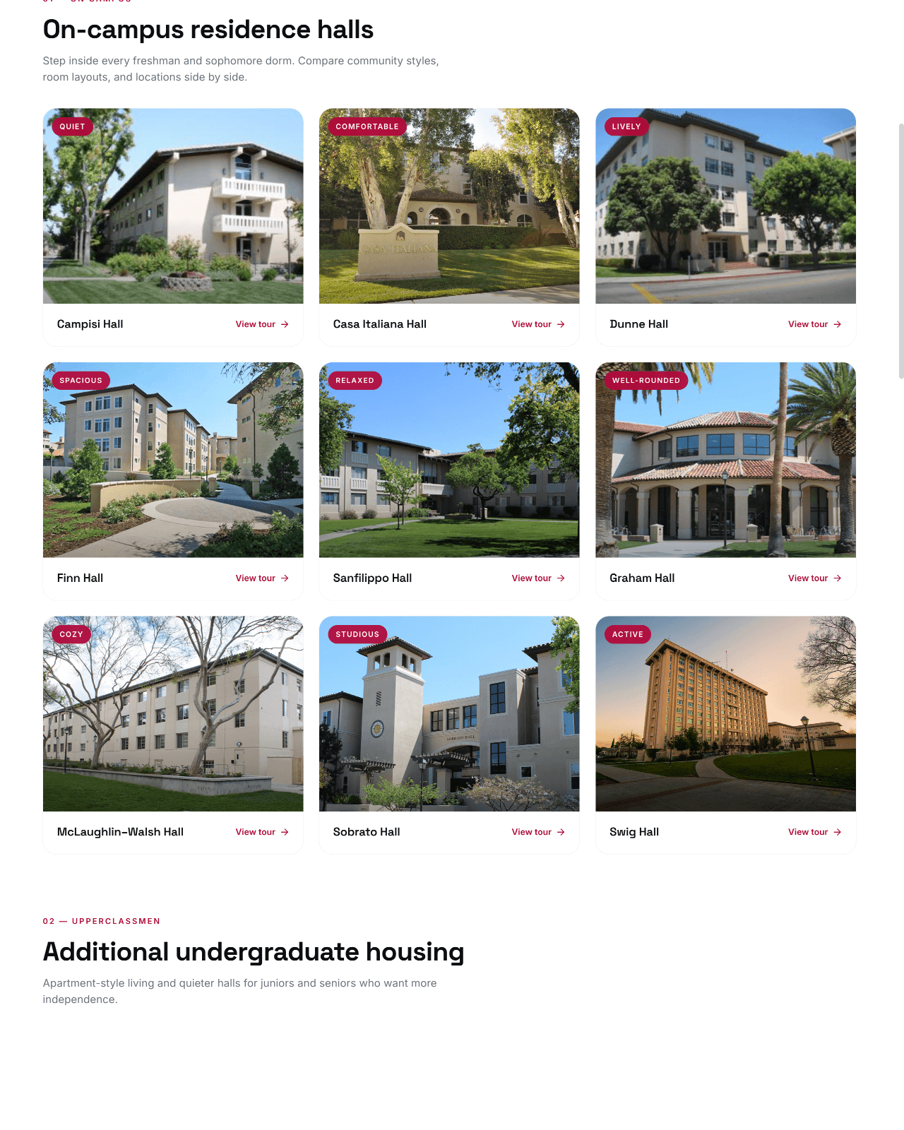 VR Dorm Tours